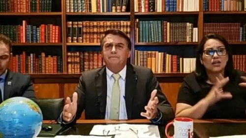 [Bolsonaro diz que medidas de restrição contra a Covid-19 mostram 'como é fácil impor ditadura'...]