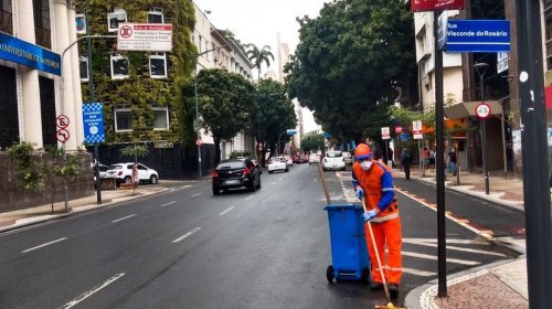 [Ações de limpeza e varrição já atingiram mais de 460 mil km em 2021]