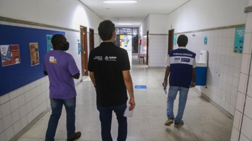 [Sedur fiscaliza protocolos em escolas públicas e particulares de Salvador  ]