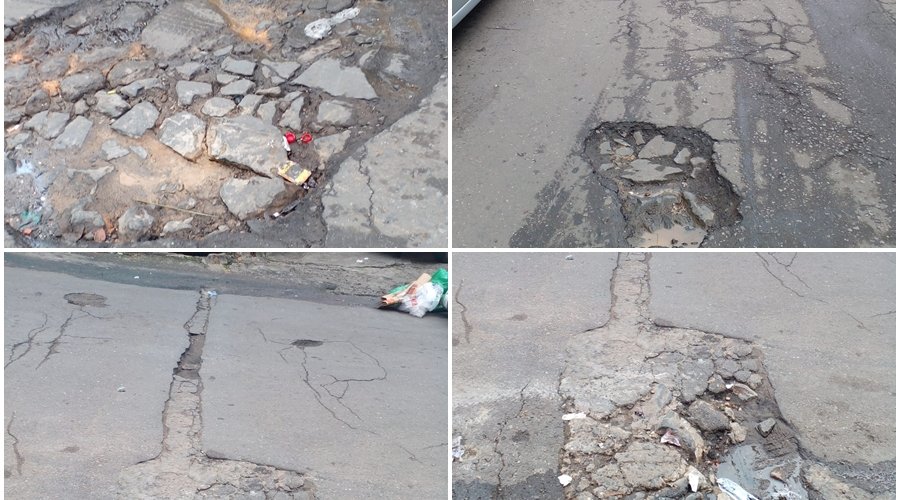 [Moradores reclamam de Avenida cheia de buracos em Pernambués]