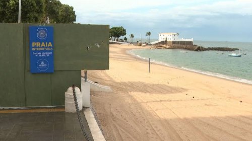 [Praias de Salvador estarão fechadas no feriadão de São João ]