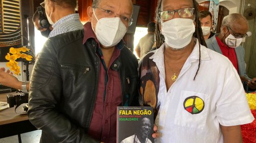 [Junto com o Olodum, Suíca presta homenagem ao medalhista de ouro olímpico Hebert Conceição]