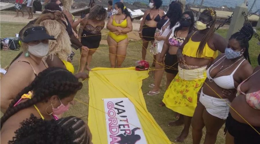 [Movimento ‘Vai Ter Gorda’ realiza ato em prol do Setembro Amarelo em Salvador; “A gente precisa ter amor às pessoas”]