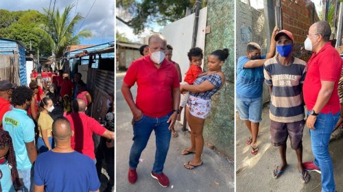 [Moradores da comunidade de Pé Preto, em Santa Cruz recebem colchões e alimentos em função dos...]