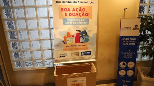 [Secretaria de Promoção Social e Combate à Pobreza realiza campanha de arrecadação de alimentos...]