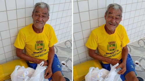 [Vivendo nas ruas de Maceió, idoso de 67 anos quer encontrar irmãos que moram no bairro de Pern...]