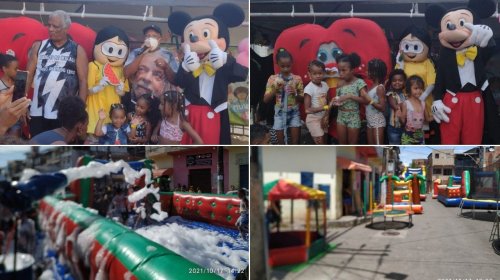[Festa do Dia das Crianças na comunidade da Massaranduba faz sucesso entre a criançada]