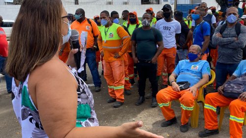 [SindilimpBA inicia série de paralisações e pede avanço na campanha salarial dos trabalhadores...]