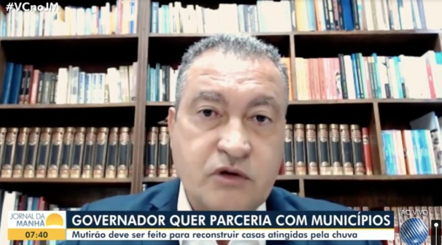 [Rui Costa diz que Bolsonaro visitou região atingida pela chuva, mas não procurou o governo do estado]