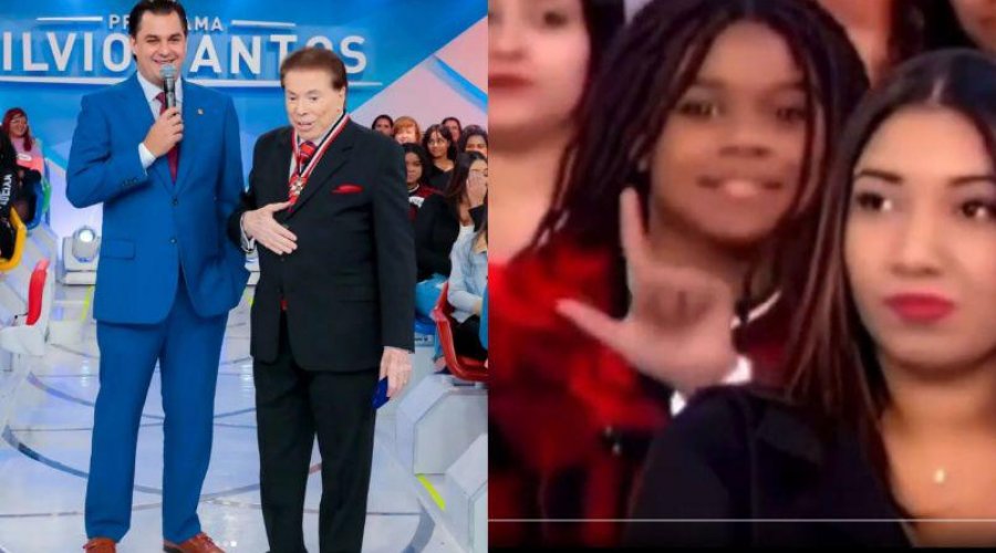 [Silvio Santos bajula deputado bolsonarista e garota faz 