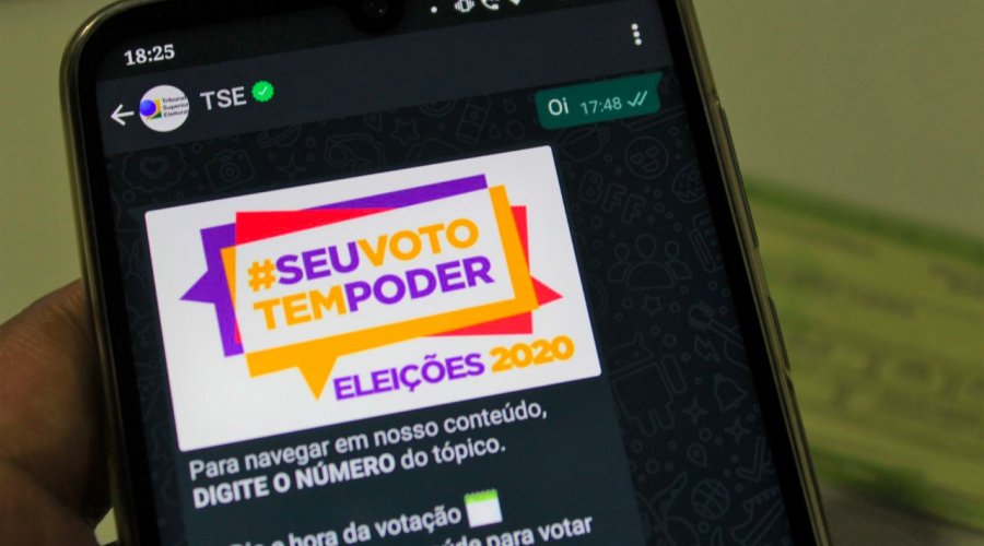 [Eleitor pode tirar dúvidas sobre eleições em assistente virtual no WhatsApp]