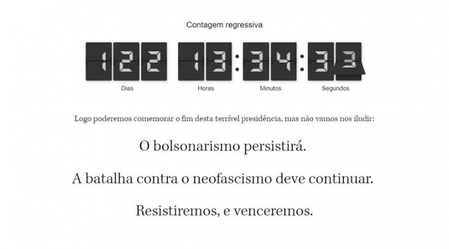 [Site com o nome de Bolsonaro é utilizado para fazer críticas ao presidente]