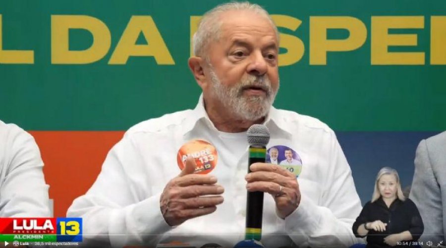 [Lula tem 54% dos votos válidos contra 46% de Bolsonaro na pesquisa Ipespe]