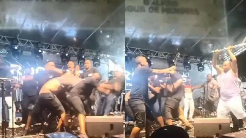 [Psirico e Samba Trator protagonizam briga generalizada em palco na Feira de São Joaquim]