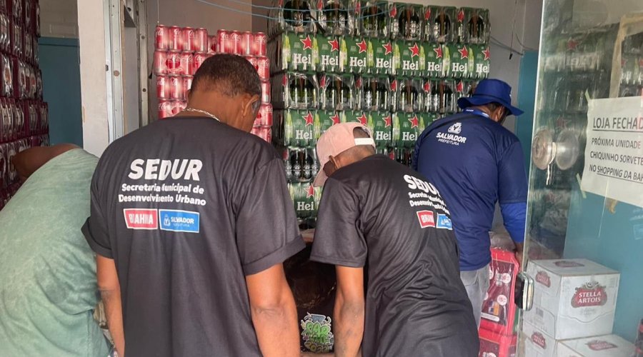 [Sedur apreende mais de 6 mil bebidas irregulares na Barra]