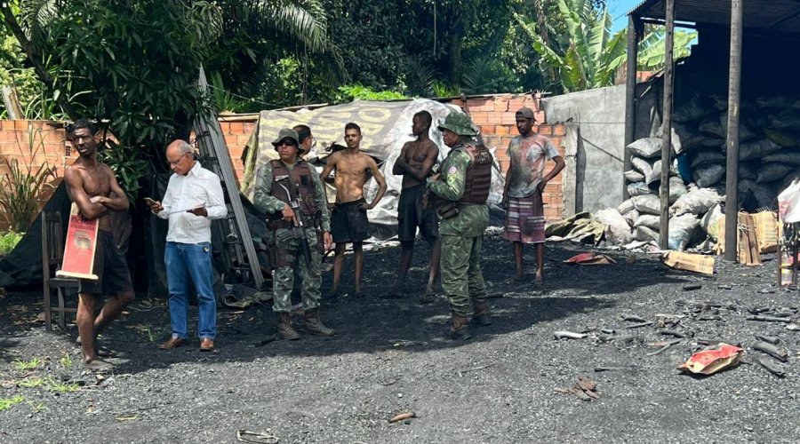 [Coppa e MTE flagram homens em condições análogas à escravidão em Salvador]