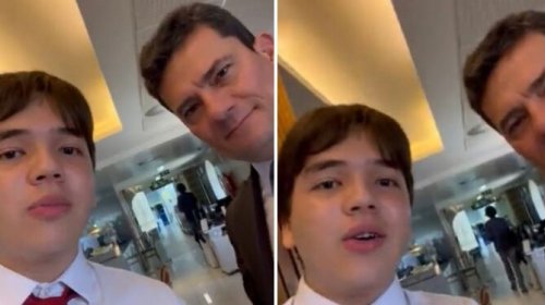 [Vídeo: Jovem constrange senador Sergio Moro com pergunta sobre “ter sido declarado juiz ladrão...]