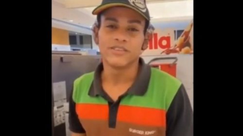 [Vídeo: Funcionário do Burger King urina na roupa porque não é permitido deixar o posto de trab...]