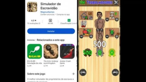 [Após pressão, Google tira do ar jogo ‘Simulador de Escravidão’, que permitia castigar e tortur...]