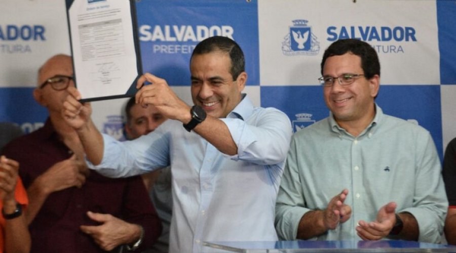 [Bruno Reis autoriza início da requalificação de 80 quadras poliesportivas de escolas municipais]
