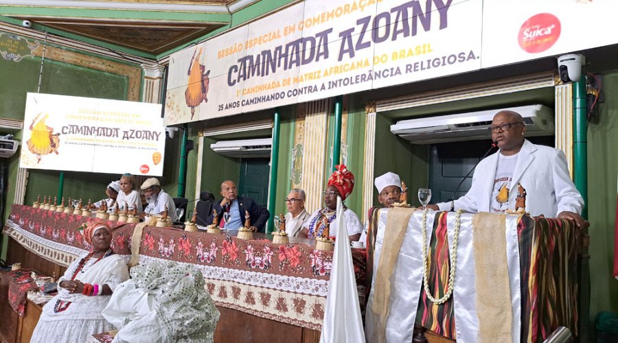 [Suíca reúne comunidade negra para celebrar os 25 anos da Caminhada Azoany em sessão especial na Câmara de Salvador]