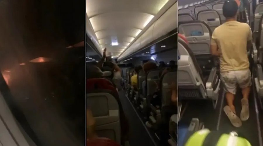 [Avião faz pouso de emergência na BA e passageiro sai ajoelhado para pagar promessa]