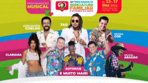 [Feira Baiana da Agricultura Familiar vai reunir grandes atrações da música brasileira]