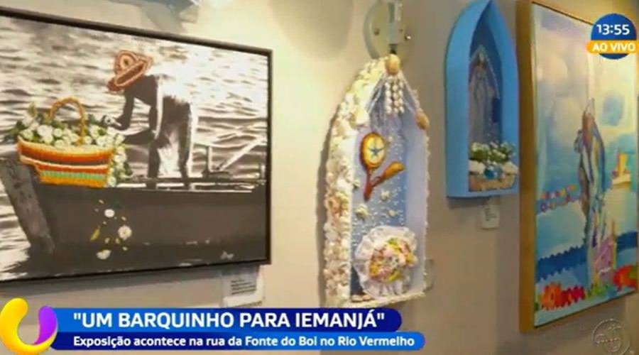 [Exposição ‘Um barquinho para Iemanjá’ acontece no Rio Vermelho, em Salvador]