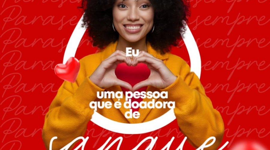 [Hemoba promove campanha de doação de sangue em celebração ao Junho Vermelho]