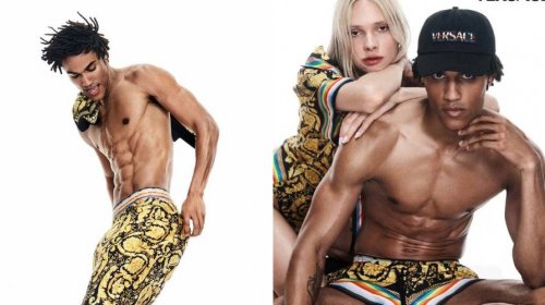 [Modelo baiano que vendia geladinho e acarajé estrela nova campanha mundial da Versace]