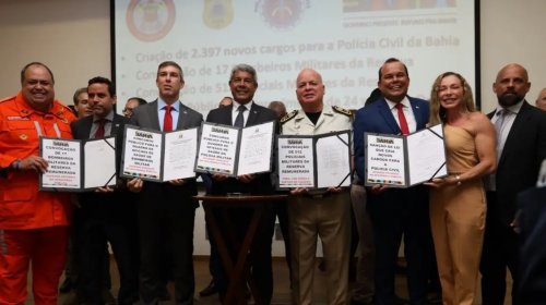 [Jerônimo amplia efetivo da Polícia Civil e convoca PMs e Bombeiros da reserva]