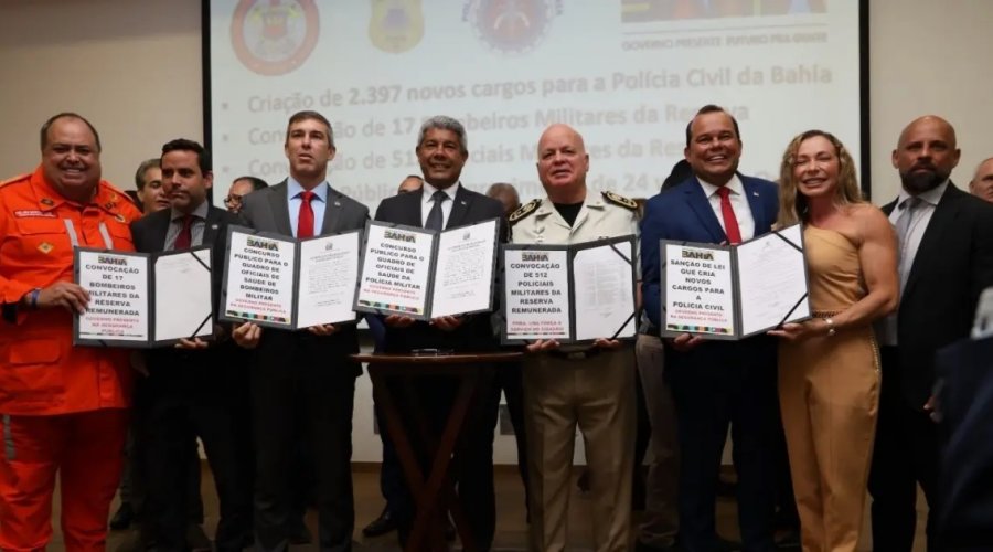 [Jerônimo amplia efetivo da Polícia Civil e convoca PMs e Bombeiros da reserva]