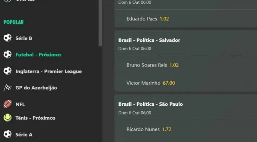 [Projeto na AL-BA quer proibir apostas sobre resultados de eleições e plebiscitos]