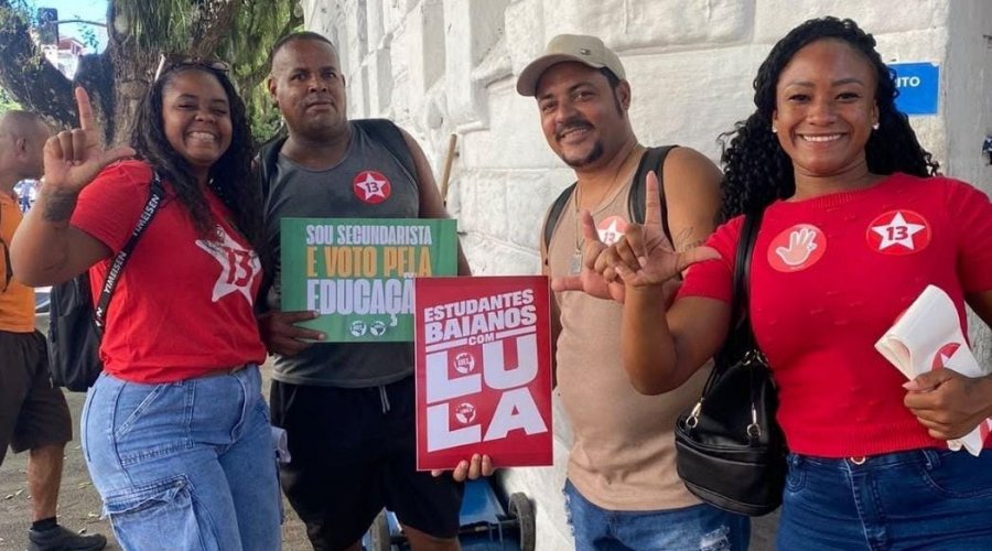 [Com caminhadas e diálogo com a população, SindilimpBA reforça apoio a Lula e à valorização da limpeza urbana]